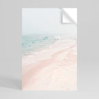 MISTY SHORELINE BLISS Peel and Stick Vertical Poster