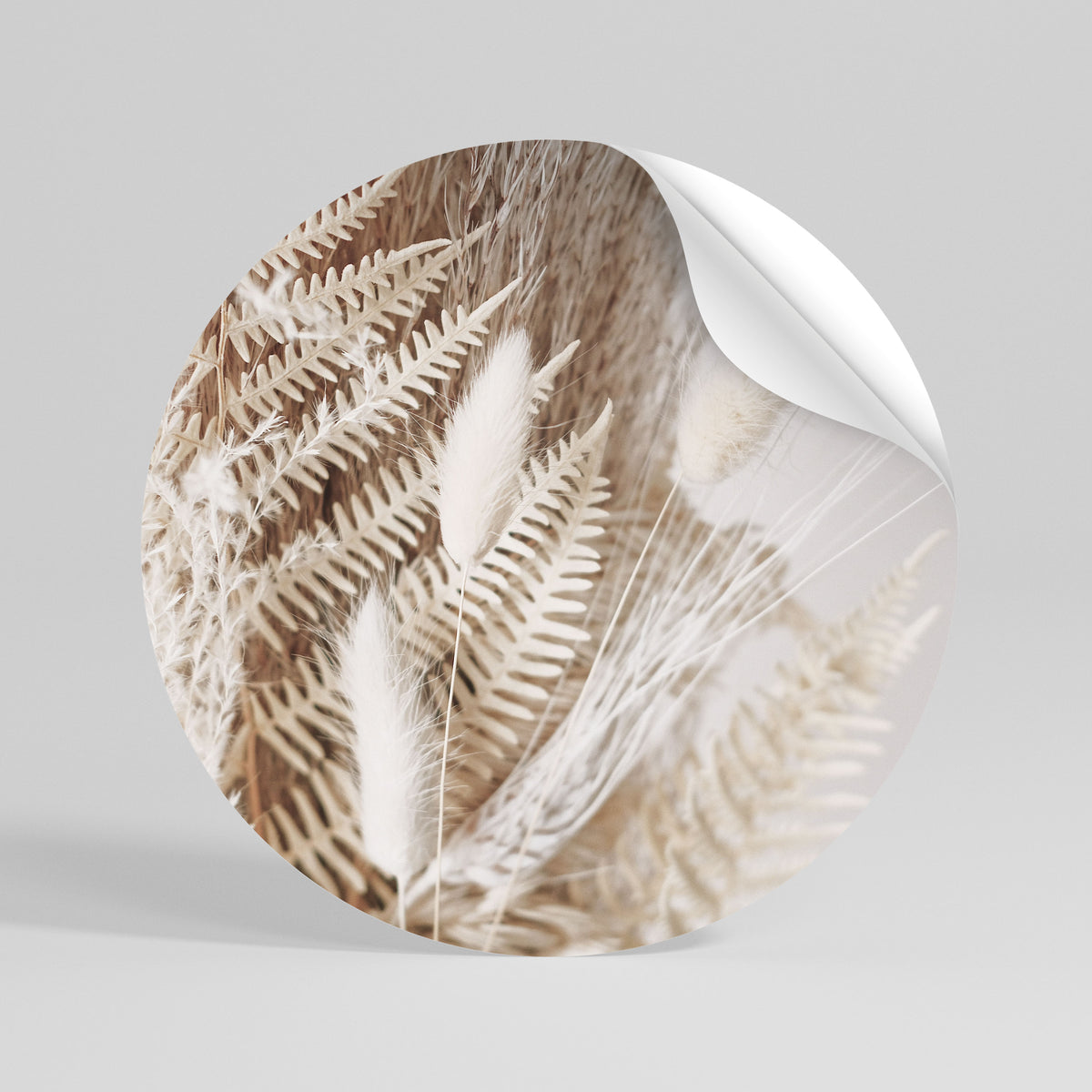 GENTLE GRASSLANDS INVITE Vinilo adhesivo redondo