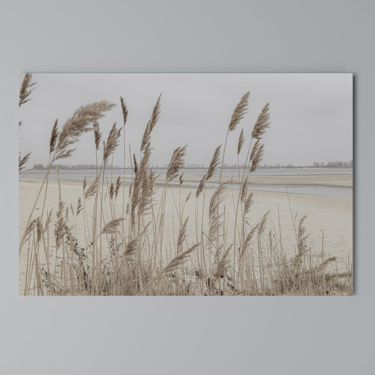 BREEZY STRAW HARMONY Cuadro en lienzo horizontal