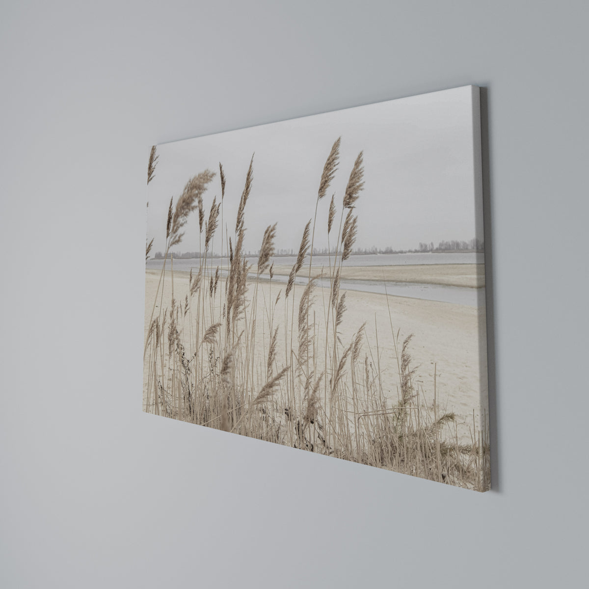 BREEZY STRAW HARMONY Cuadro en lienzo horizontal