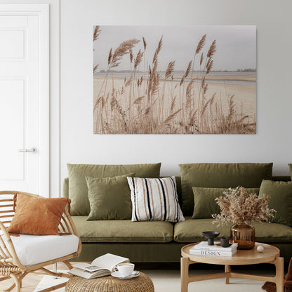 BREEZY STRAW HARMONY Cuadro en lienzo horizontal