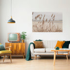 BREEZY STRAW HARMONY Peel and Stick Horizontal Poster