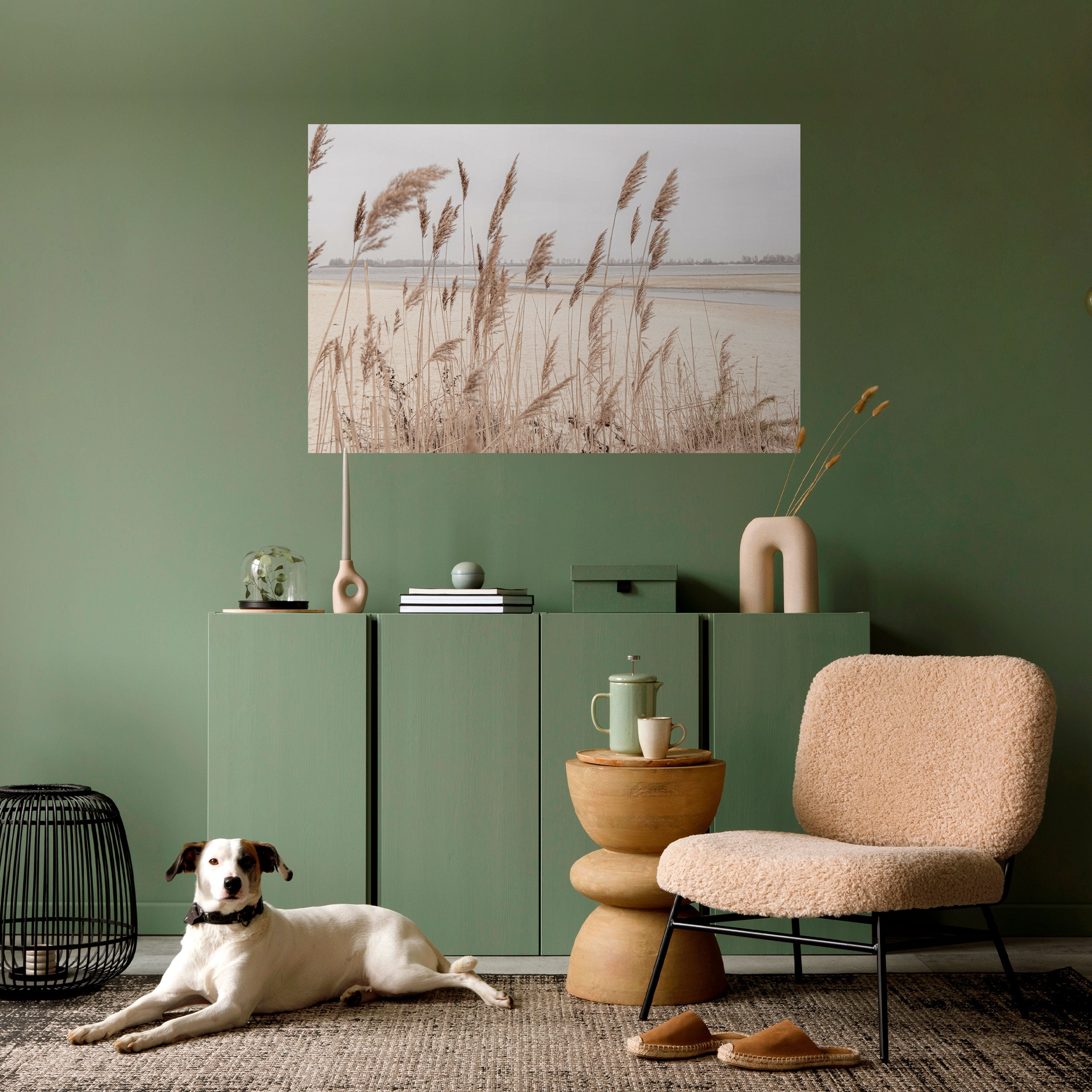 Póster horizontal autoadhesivo BREEZY STRAW HARMONY