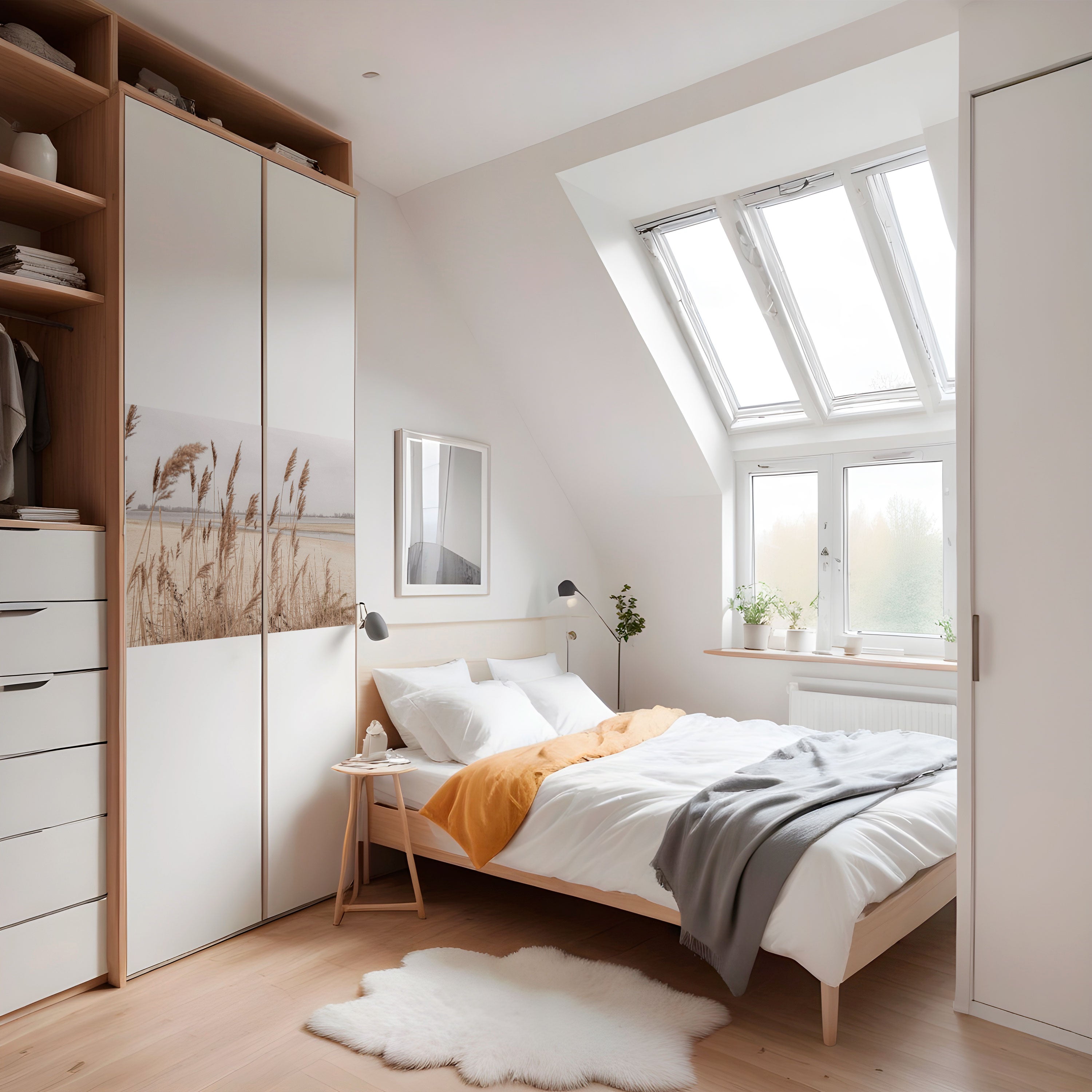 Póster horizontal autoadhesivo BREEZY STRAW HARMONY