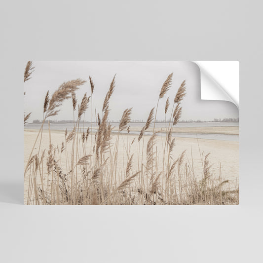 BREEZY STRAW HARMONY Póster adhesivo horizontal