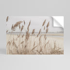 BREEZY STRAW HARMONY Peel and Stick Horizontal Poster