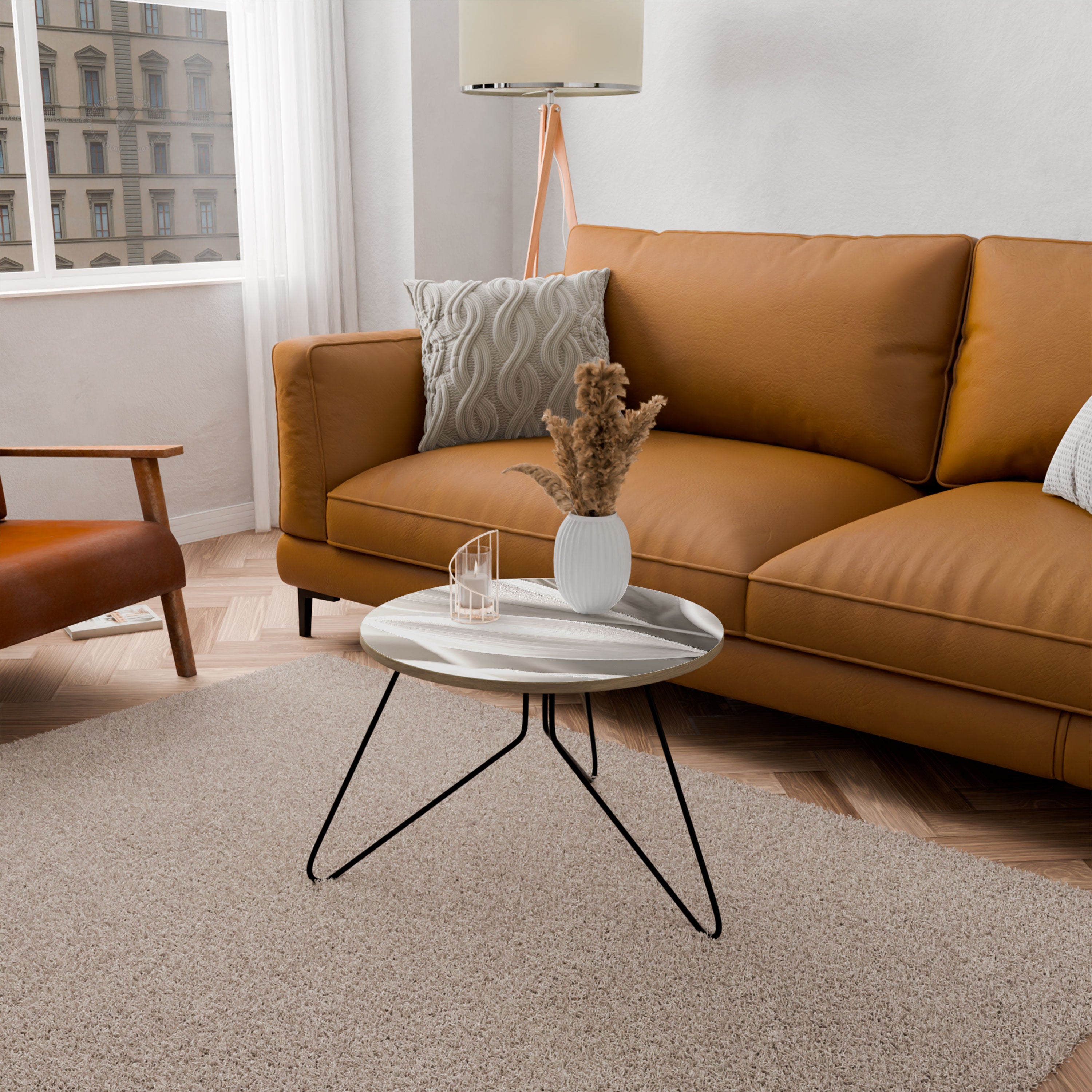 WHISPERS OF WHITE Coffee Table 60