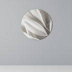 WHISPERS OF WHITE Decoración de Pared Redonda