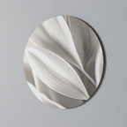 WHISPERS OF WHITE Decoración de Pared Redonda