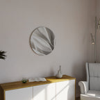 WHISPERS OF WHITE Decoración de Pared Redonda