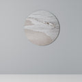 SILKEN SHORELINE DANCE Round Wall Art