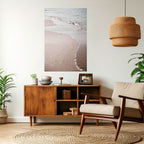 SILKEN SHORELINE DANCE Peel and Stick Vertical Poster