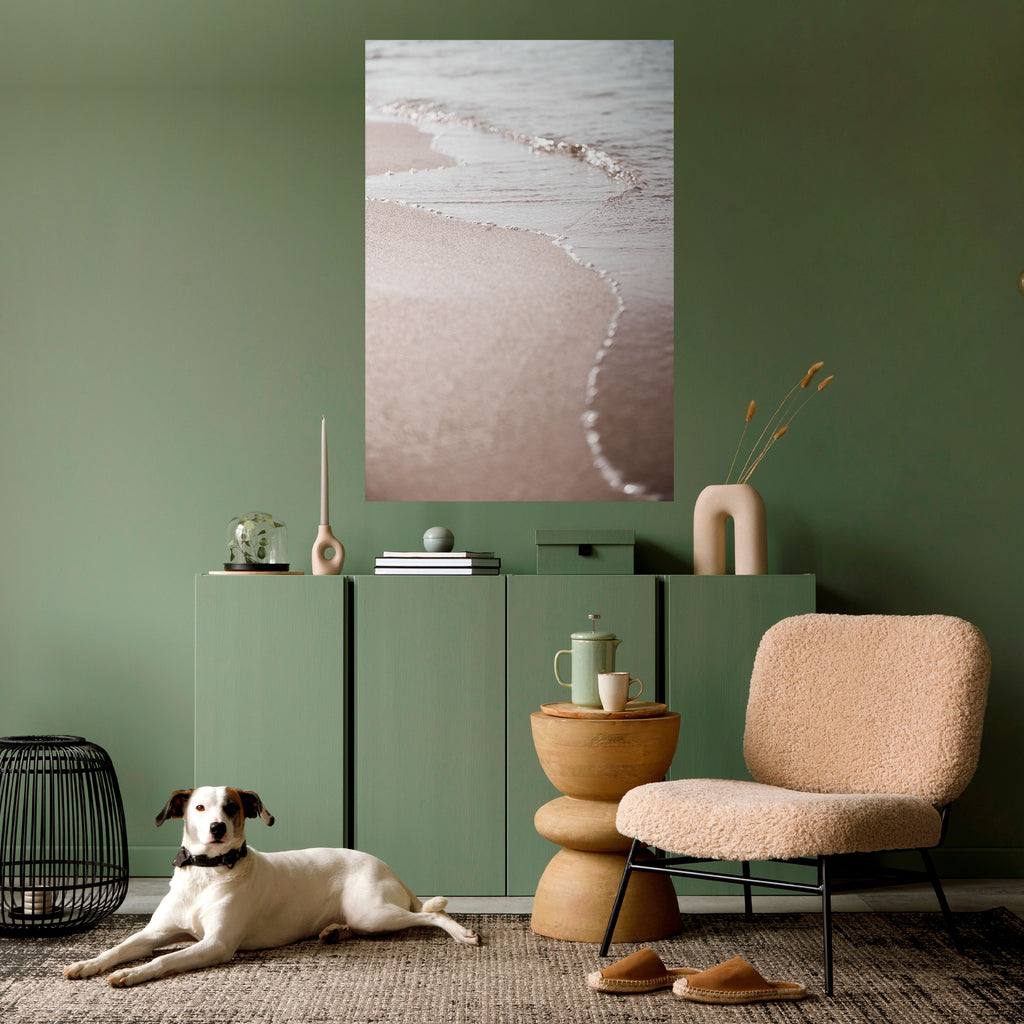SILKEN SHORELINE DANCE Peel and Stick Vertical Poster