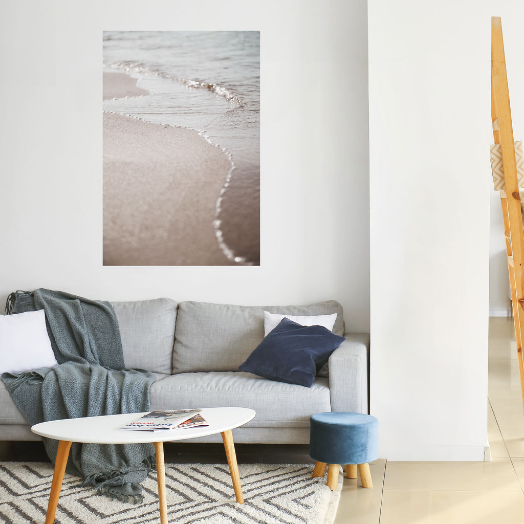SILKEN SHORELINE DANCE Peel and Stick Vertical Poster