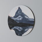 MEMORY OF MATTERHORN Decoración de Pared Redonda