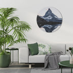 MEMORY OF MATTERHORN Decoración de Pared Redonda