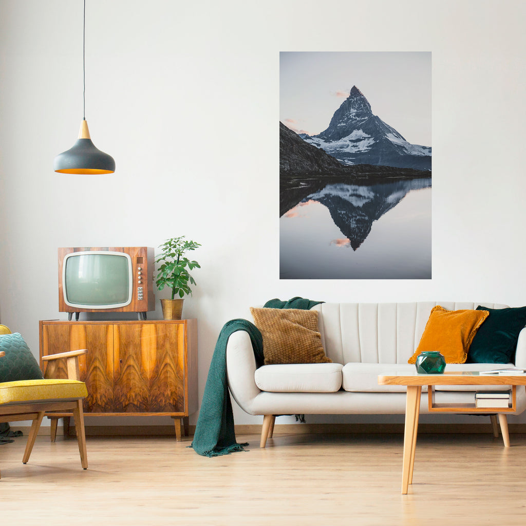 MEMORY OF MATTERHORN Peel and Stick Vertical Poster