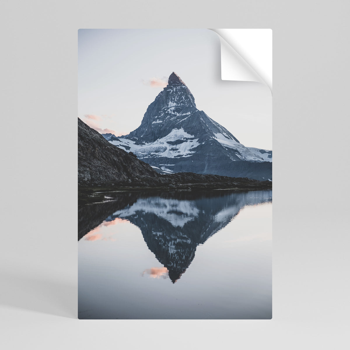 MEMORY OF MATTERHORN Póster adhesivo vertical