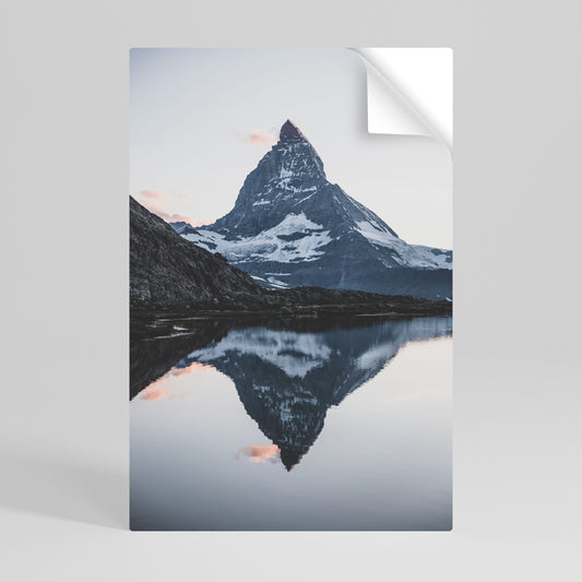 MEMORY OF MATTERHORN Póster adhesivo vertical