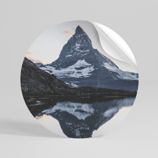 MEMORY OF MATTERHORN Vinilo adhesivo redondo