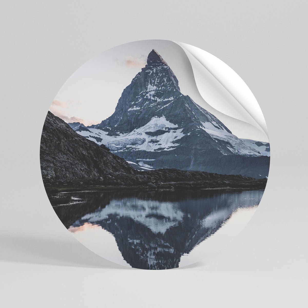 MEMORY OF MATTERHORN Vinilo adhesivo redondo