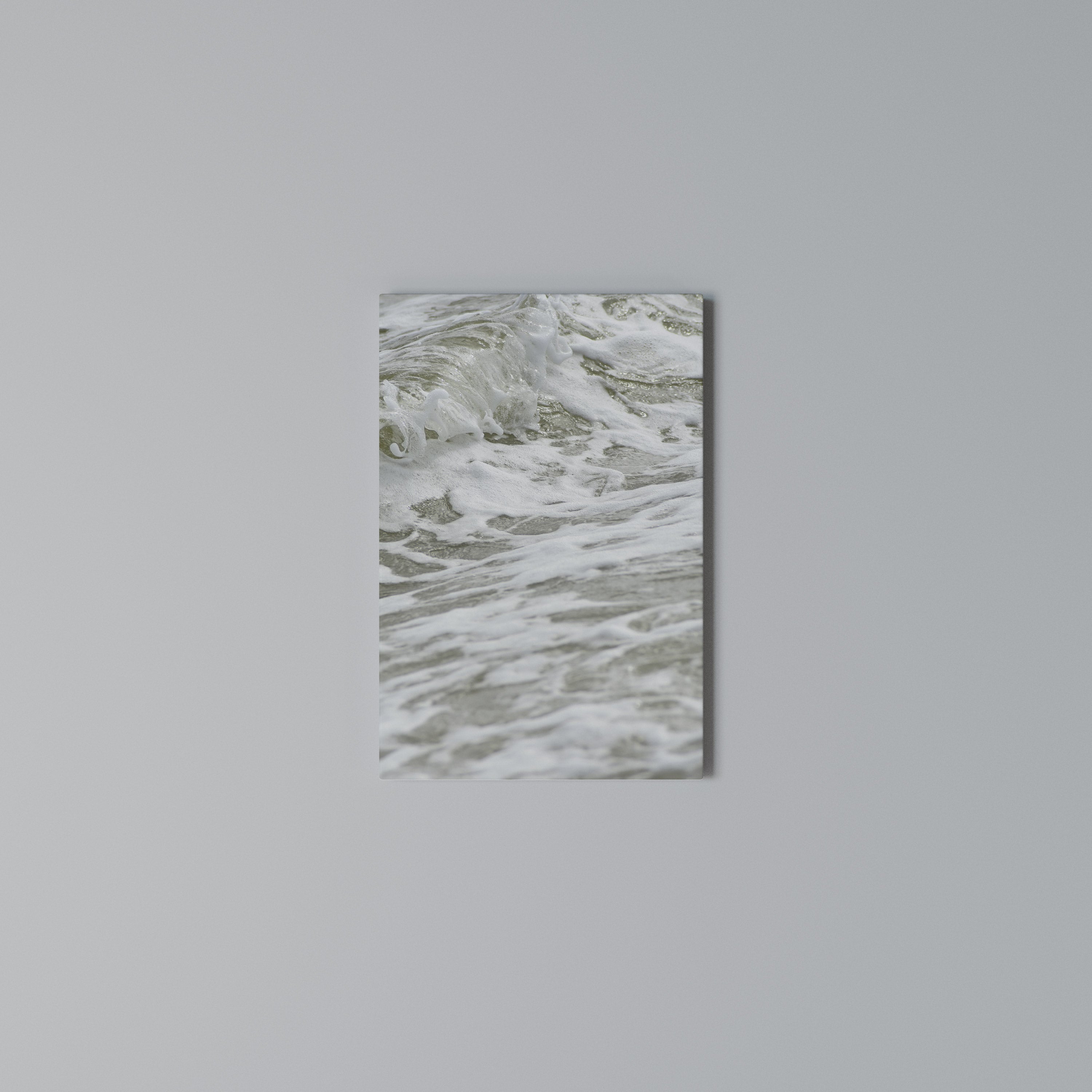 FOAMING ELEGANCE Cuadro en lienzo vertical