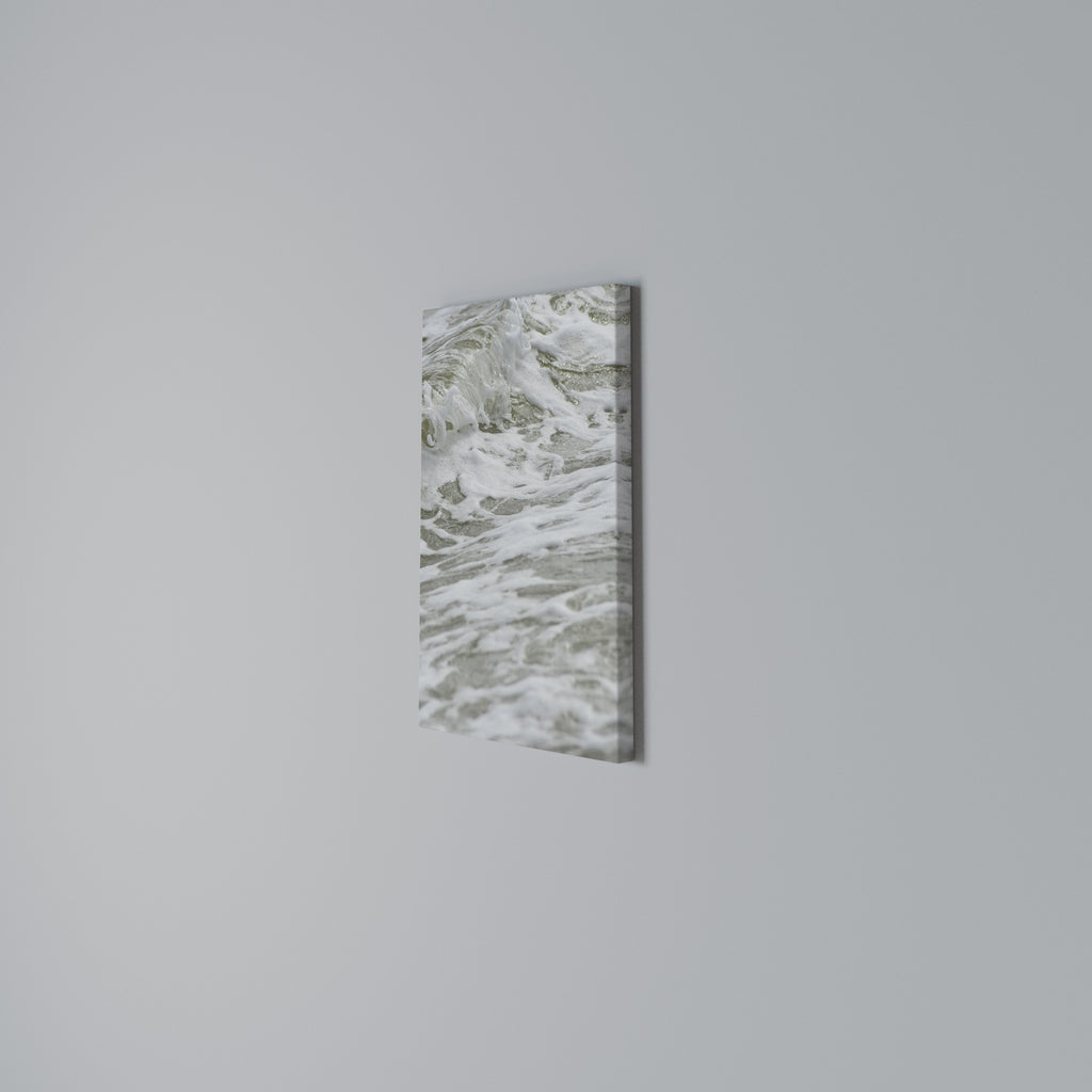 FOAMING ELEGANCE Cuadro en lienzo vertical