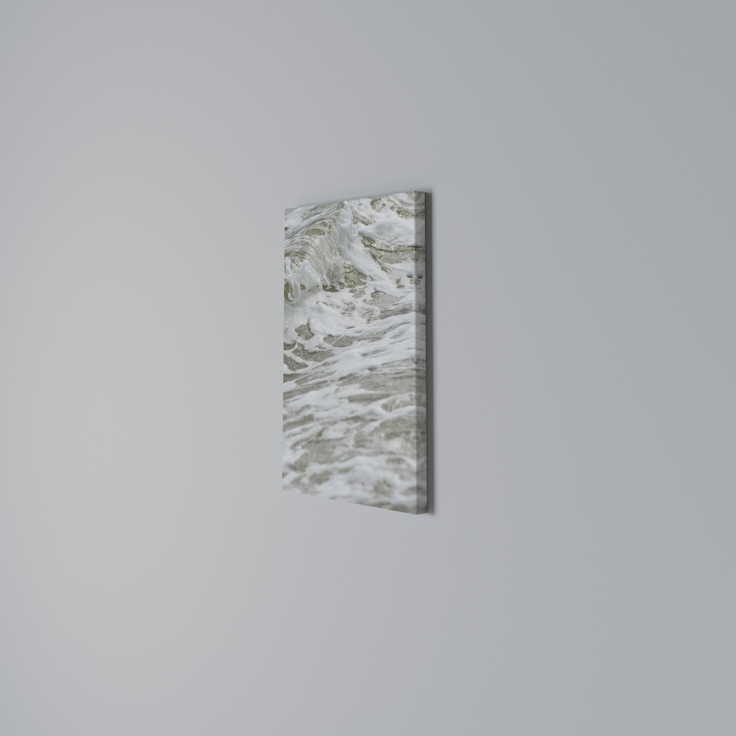 FOAMING ELEGANCE Cuadro en lienzo vertical