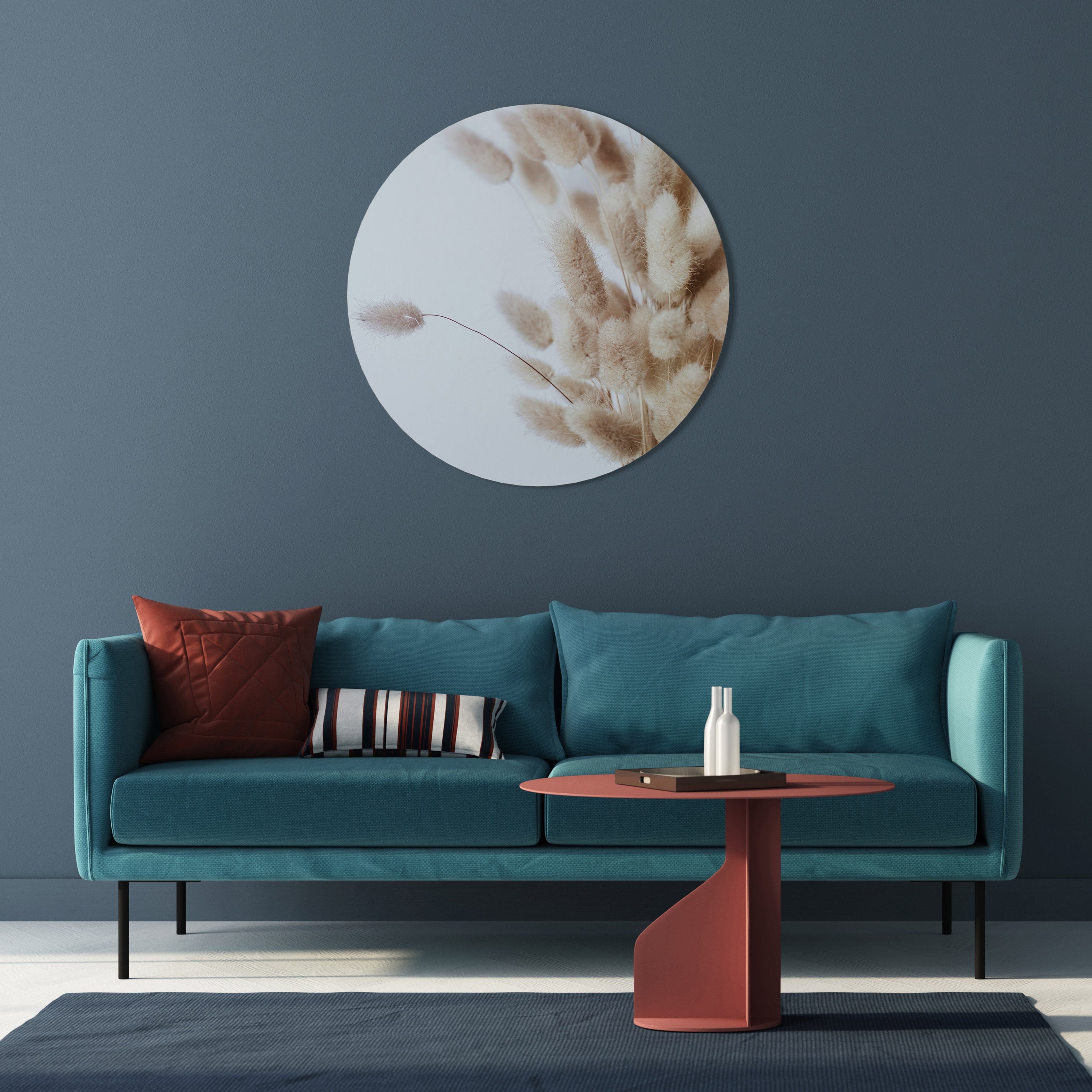 FLOUFFY DREAMSCAPE VIBRANCE Round Wall Art