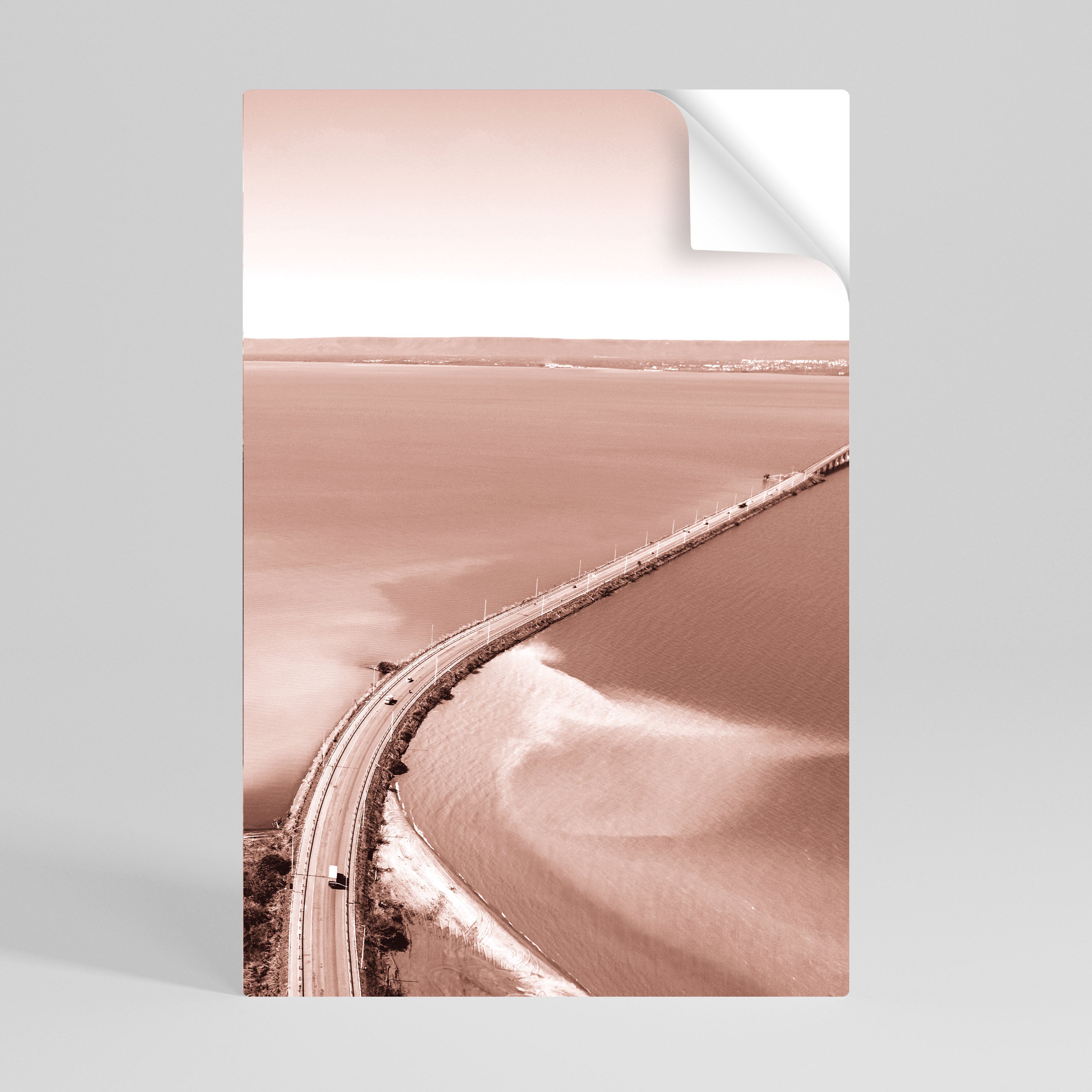 HORIZON BOUND JOURNEY Peel and Stick Vertical Poster