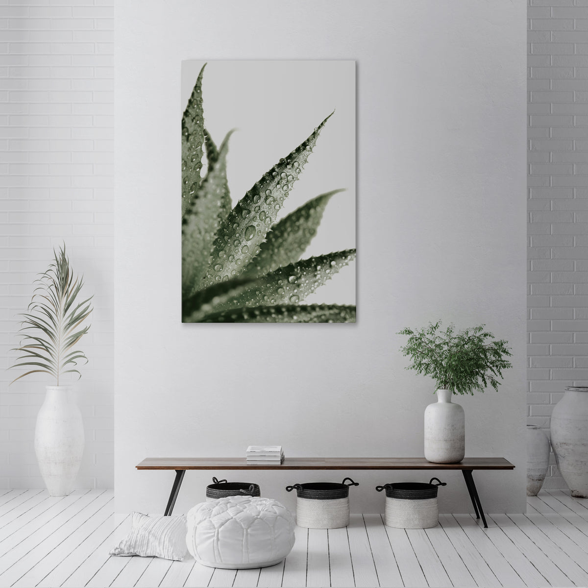 DEWDROP SYMPHONY Cuadro en lienzo vertical