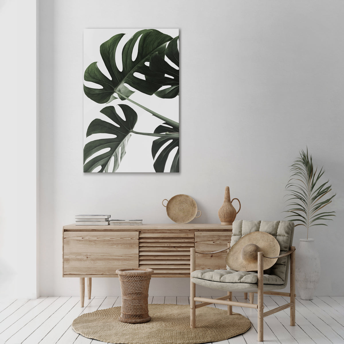 FOLIAGE FUSION Cuadro en lienzo vertical