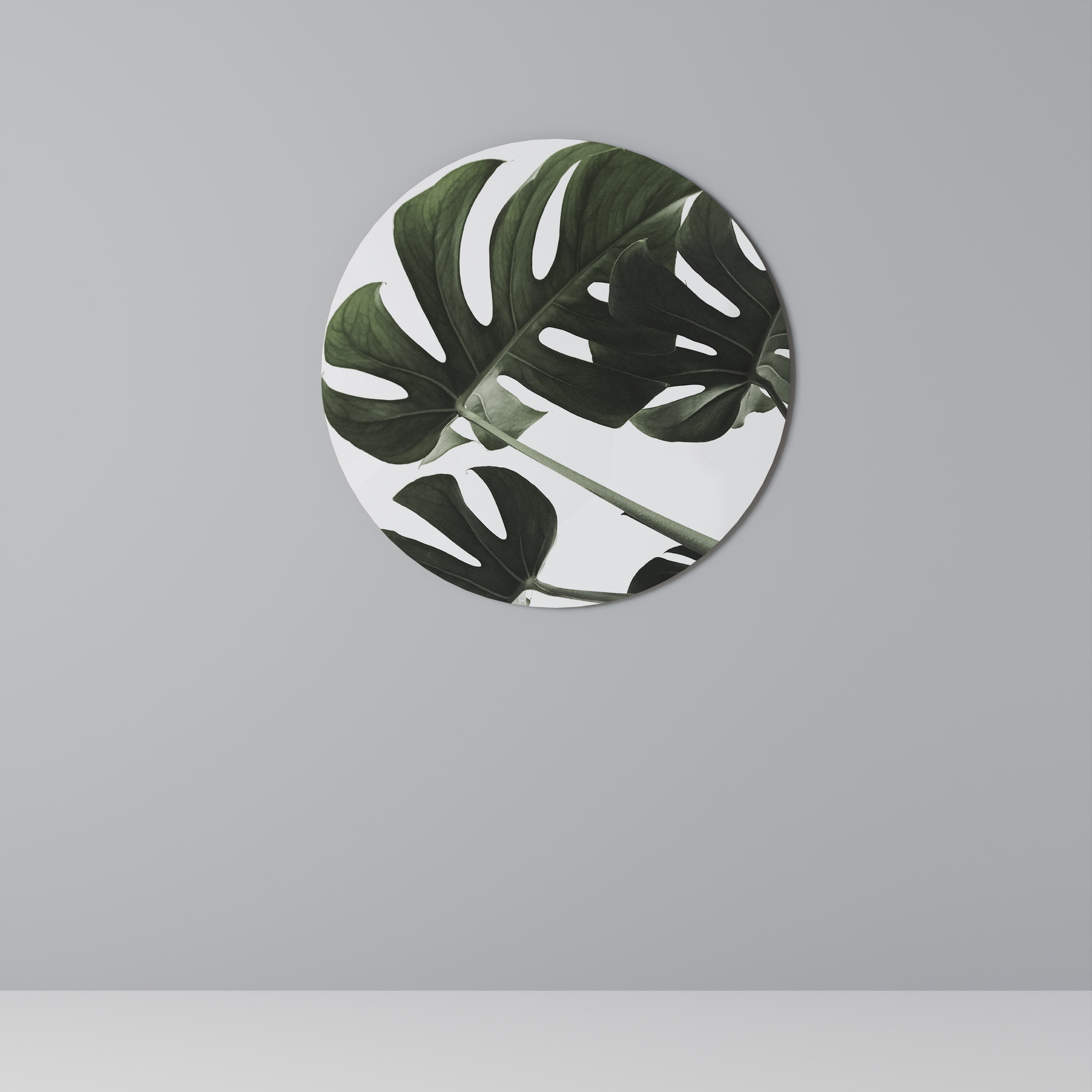 FOLIAGE FUSION Round Wall Art