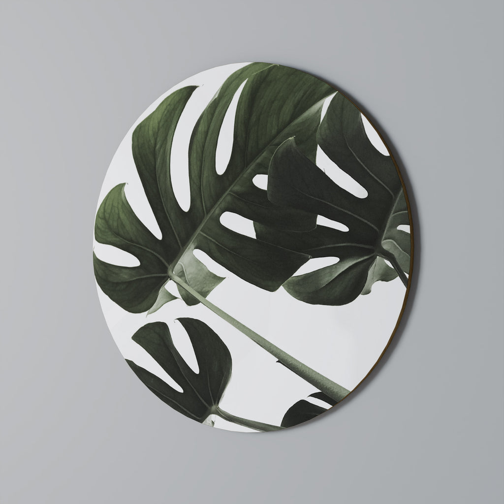 FOLIAGE FUSION Round Wall Art