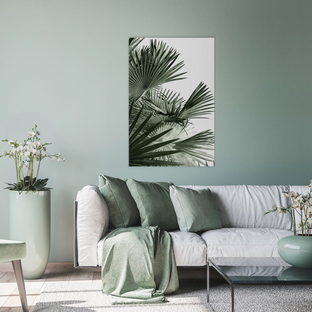 PALM PARADISE DANCE Cuadro en lienzo vertical