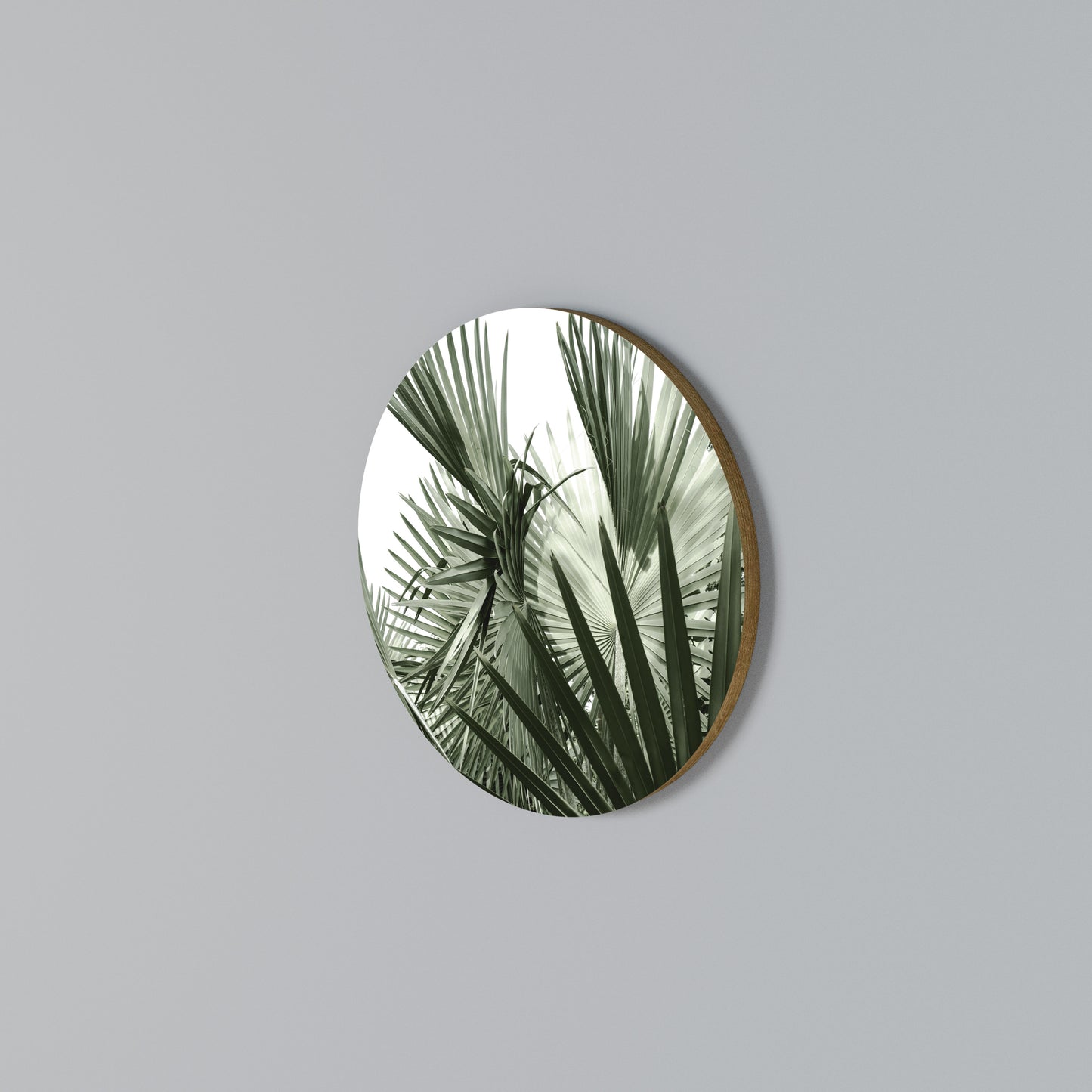 PALM PARADISE DANCE Arte de pared redondo
