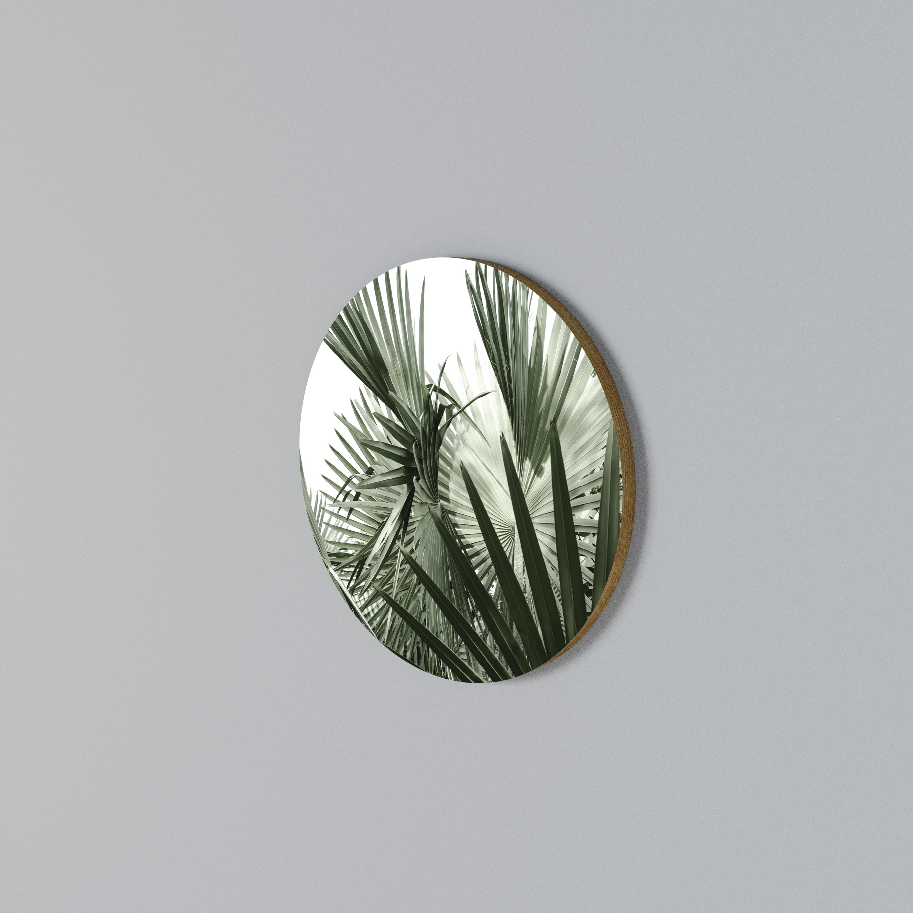 PALM PARADISE DANCE Round Wall Art