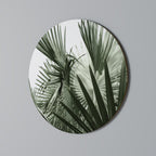 PALM PARADISE DANCE Round Wall Art
