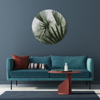 PALM PARADISE DANCE Round Wall Art