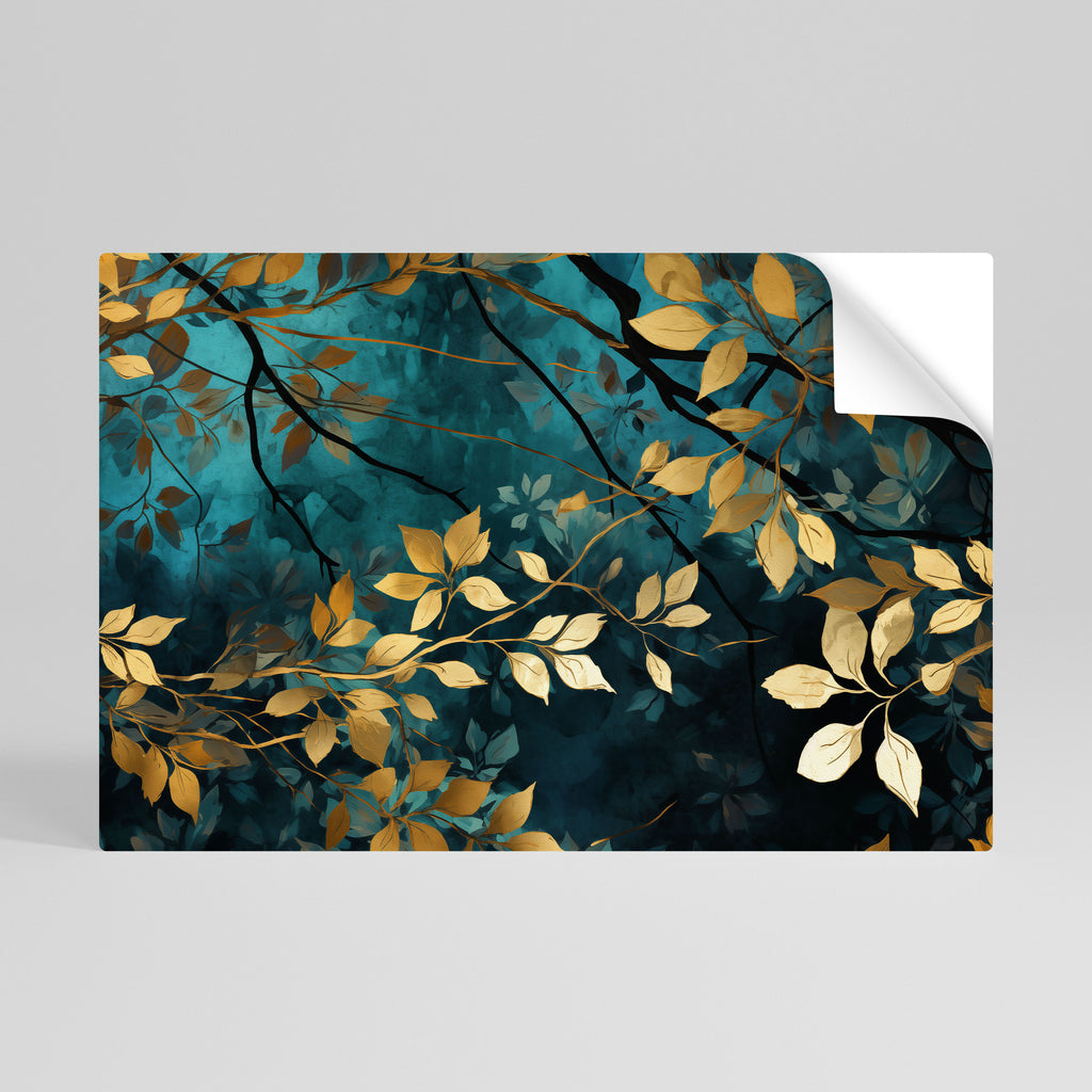 Póster horizontal autoadhesivo LUSH TURQUESA