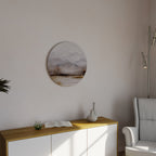 MISTY HORIZONS UNVEILED Round Wall Art