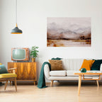 MISTY HORIZONS UNVEILED Peel and Stick Horizontal Poster