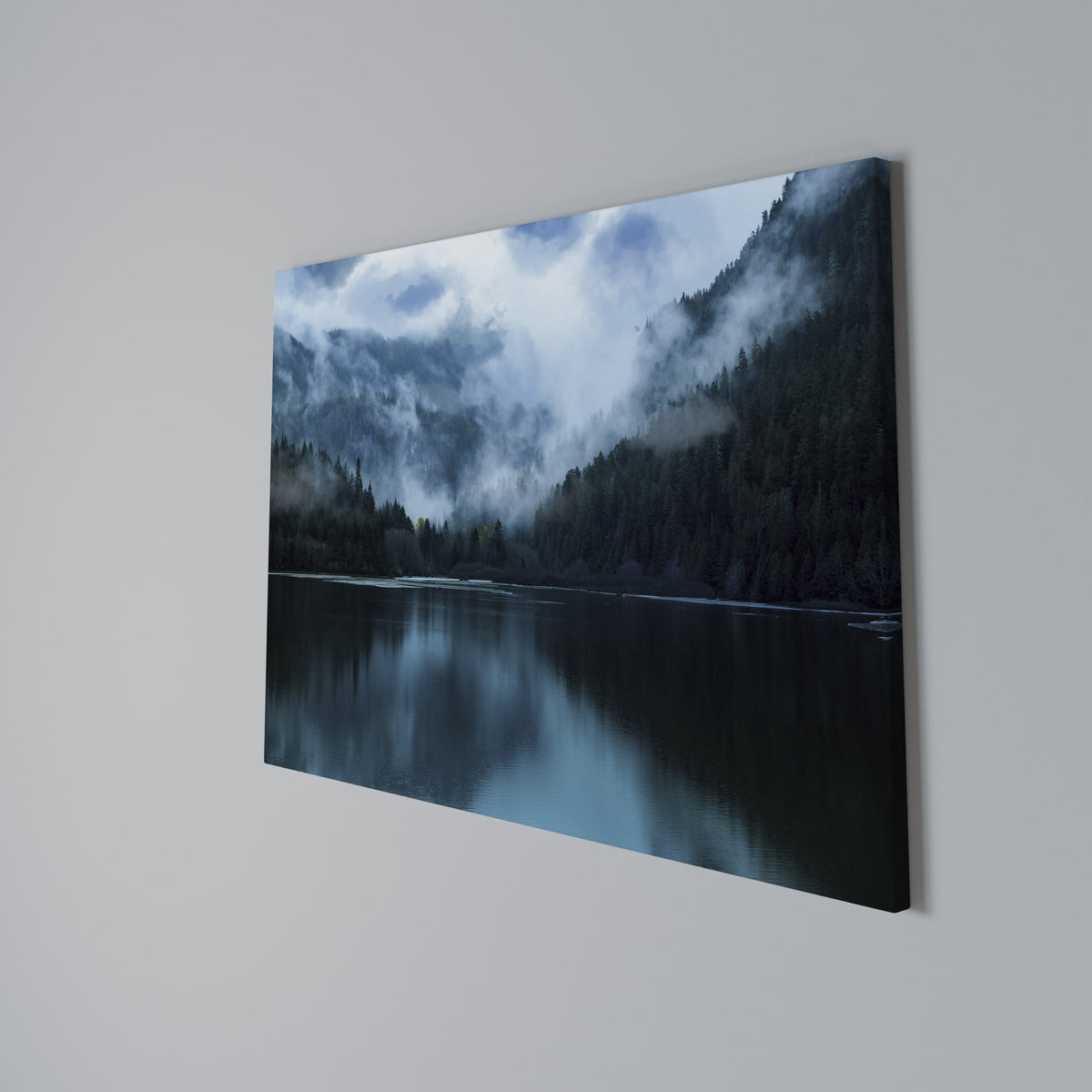MYSTICAL MIST REFLECTIONS Cuadro en lienzo horizontal