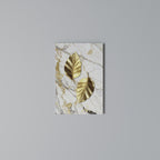MARBLE MEETS NATURE Cuadro en lienzo vertical