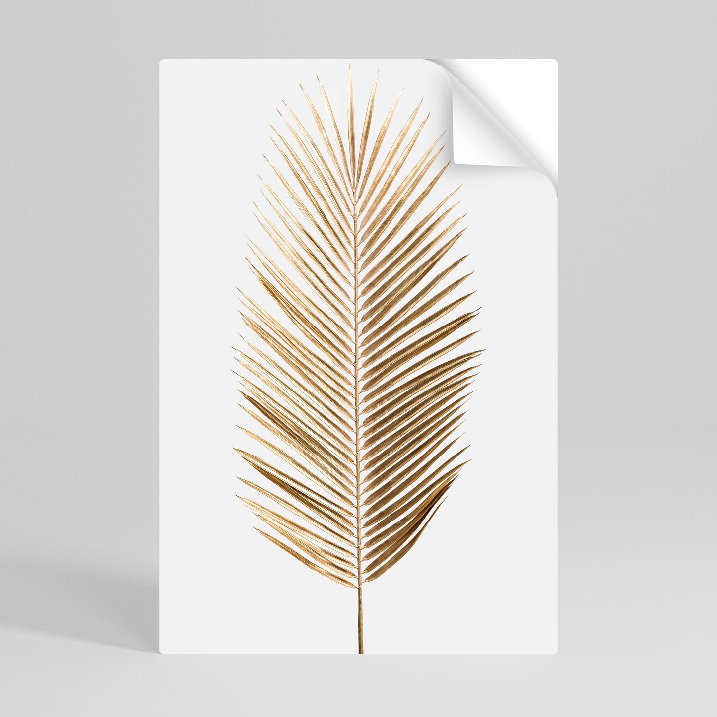 GOLDEN PALM ELEGANCE Póster adhesivo vertical