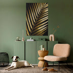 TWILIGHT PALM LIGHT Póster Vertical Adhesivo