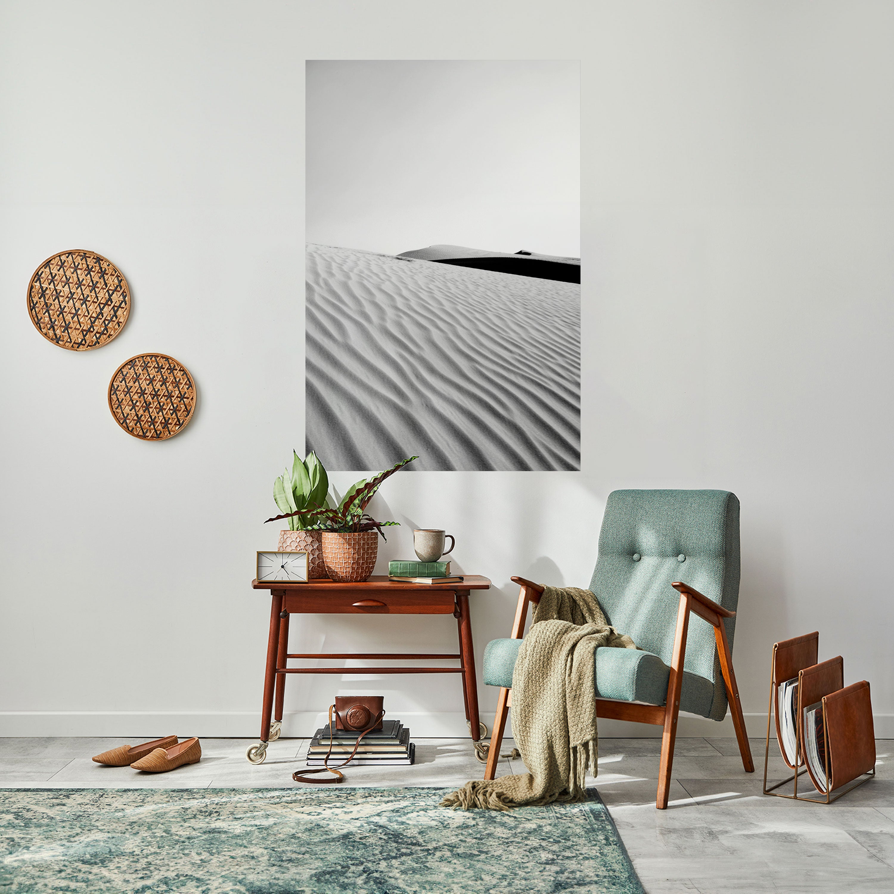 SAND INFINITY Peel and Stick Vertical Poster