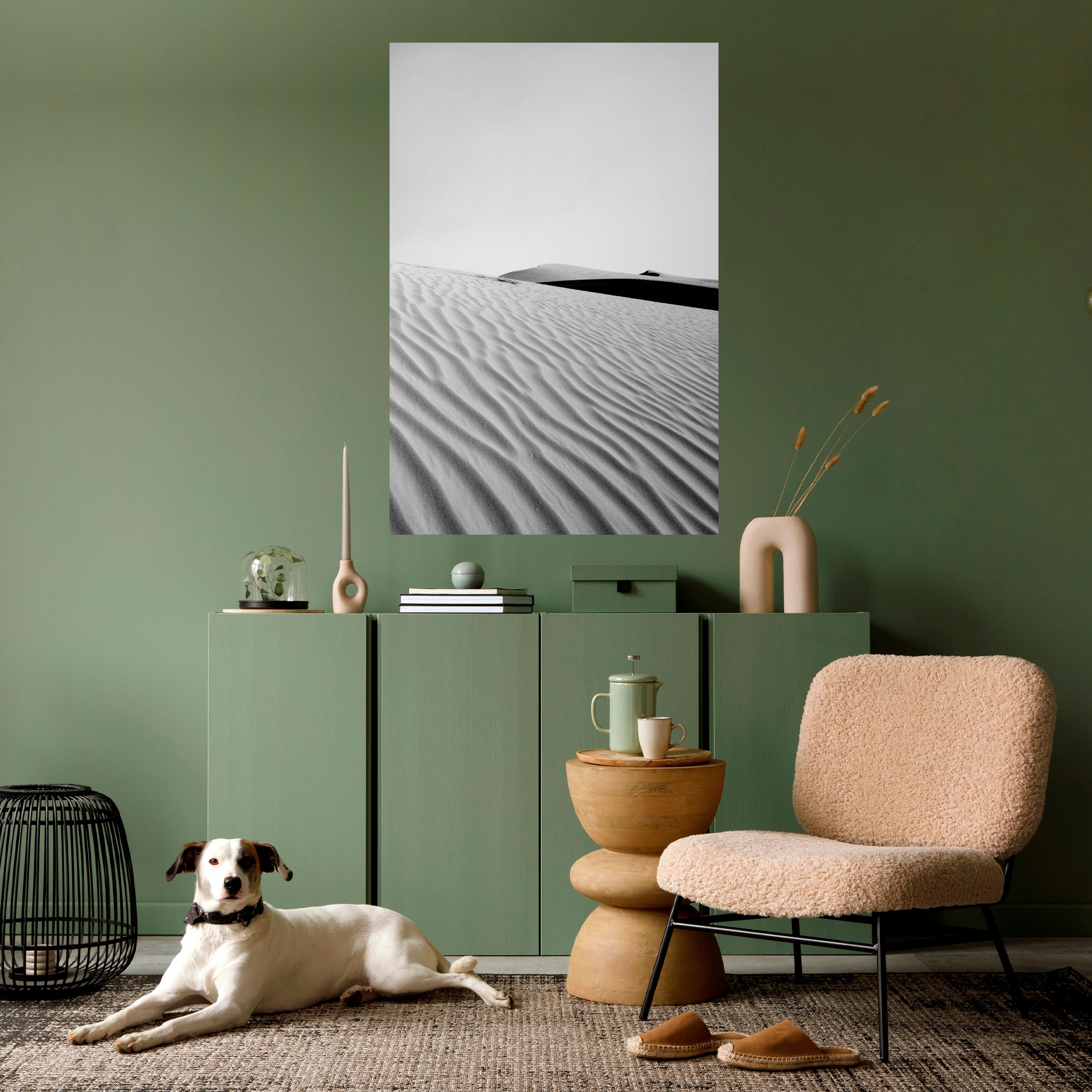 SAND INFINITY Peel and Stick Vertical Poster