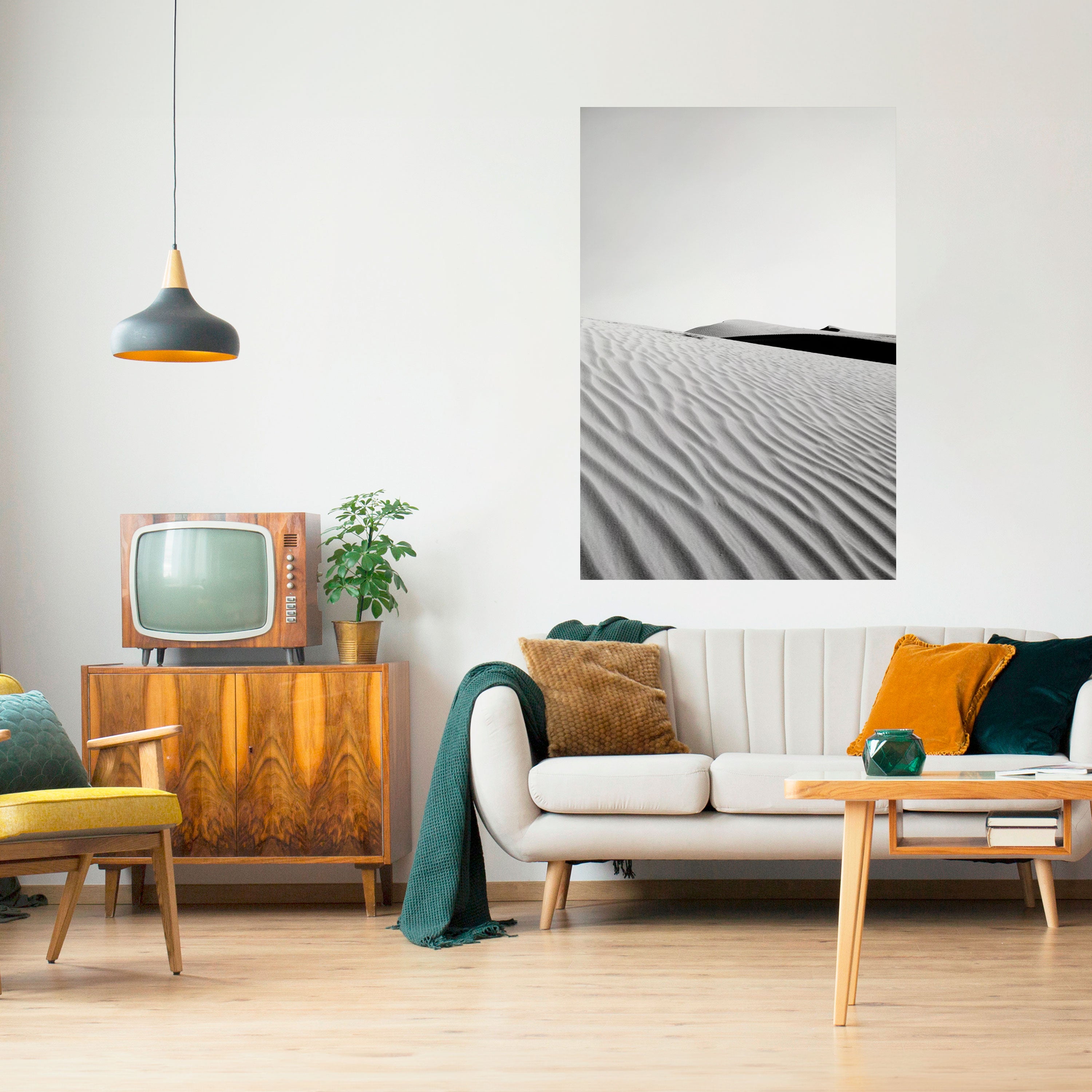 SAND INFINITY Peel and Stick Vertical Poster