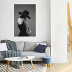 SILHOUETTE OF MYSTERY Peel and Stick Vertical Poster